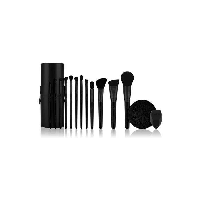 Luvia Cosmetics Prime Vegan Pro Black Edition Brush Set 12 Pcs