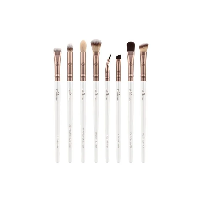 Luvia Eye Brush Set All Eye Want Eyeshadow Makeup Brush Set Perfect Blending & Application 8 Vegan Cosmetic Brushes