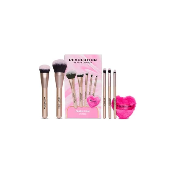 Revolution Candy Glam 6-Piece Brush Set