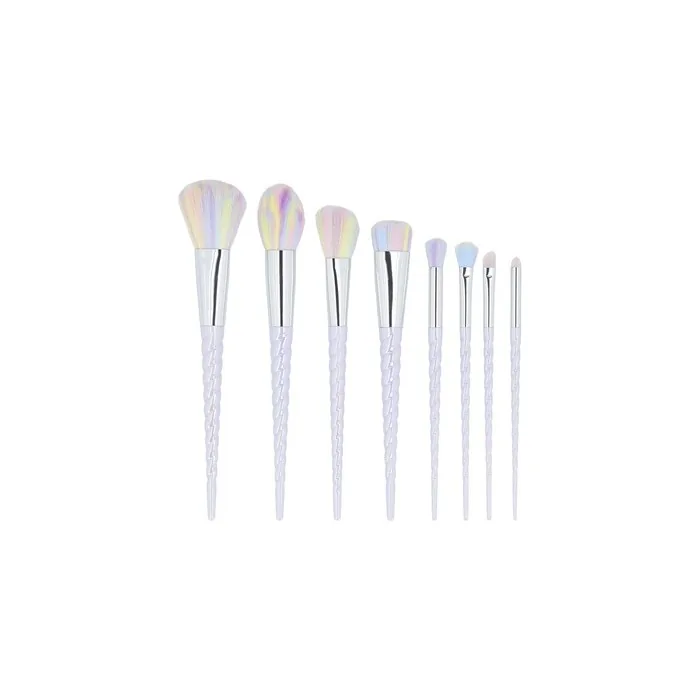 T4B MIMO 8-Piece Makeup Brush Set Cosmetic Brush Set Beauty Foundation Powder Brush Eyeshadow Flawless Makeup Premium Brush Set Kabuki Blush Brush Foundation Contouring Unicorn