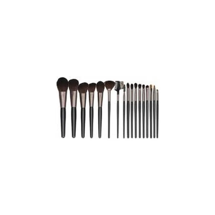Mimo Makeup Brush Set Black 18 Pieces Brush Set
