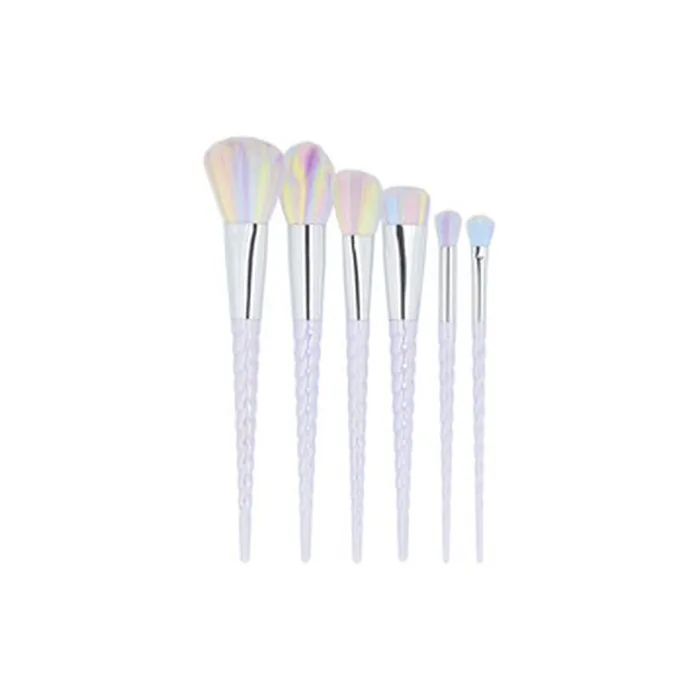 Mimo Makeup Brush Set Unicorn Pastel 6 Brushes