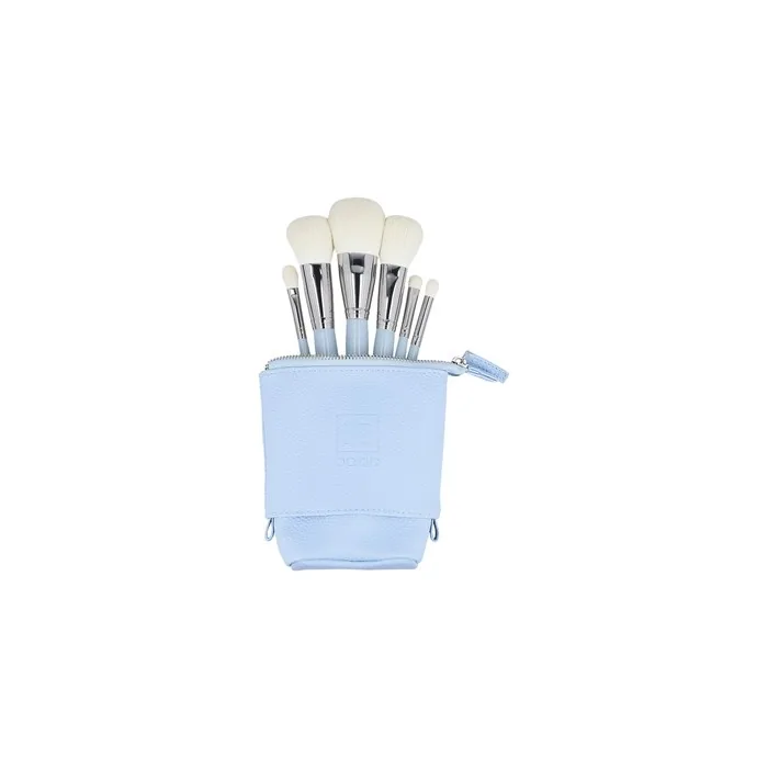 ilu Basic Set 6 Makeup Brushes with Blue Bag