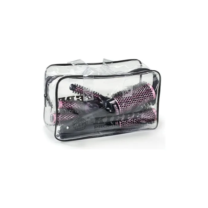 Kiepe Professional Kit of 5 Pure Pink Brushes 13mm, 20mm, 25mm, 33mm, 43mm