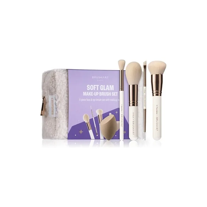 BrushArt Soft Glam Face & Eye Brush Set