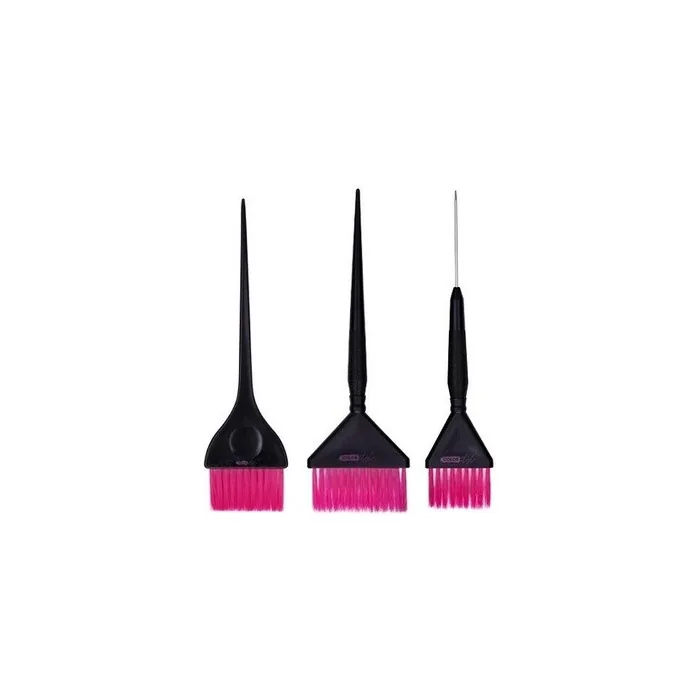 Bifull Set Of 3 Pink Brushes