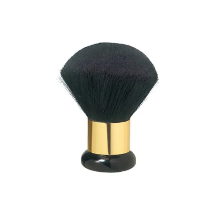Comair Jumbo Neck Duster Goat Hair Gold Ring 175x60mm Black