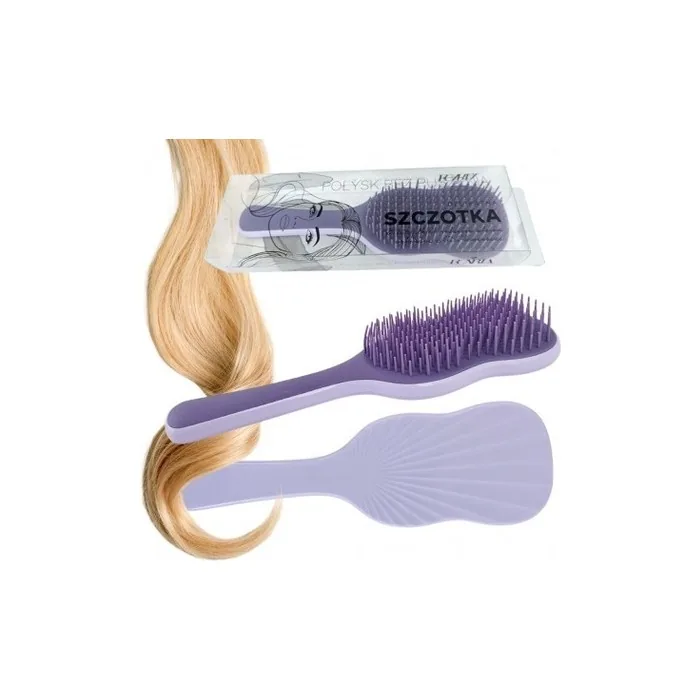 Ecarla Hair Brush Purple Scz19