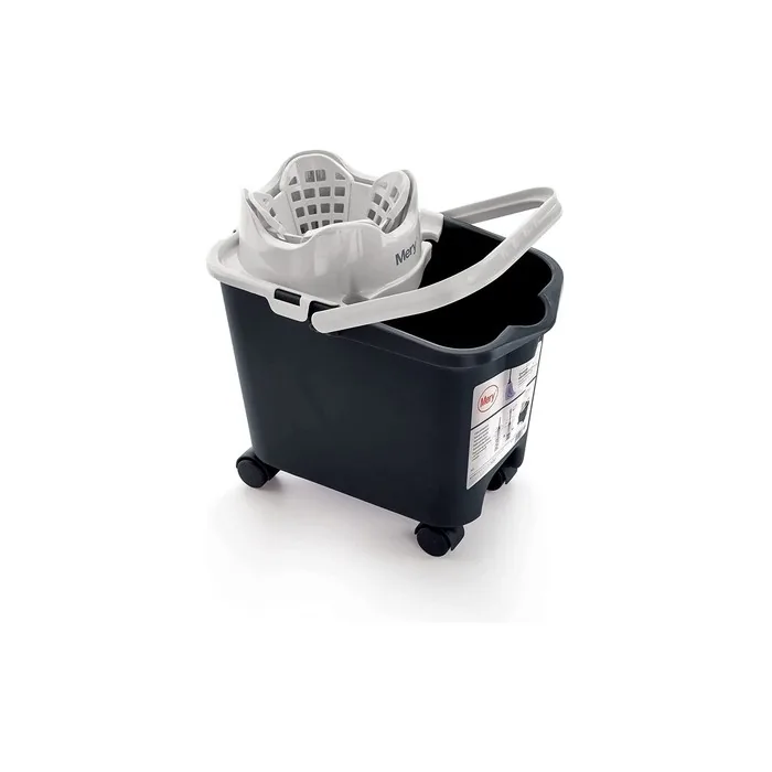 Mery Mop Bucket Grey 38.2 x 25.5 x 39 cm