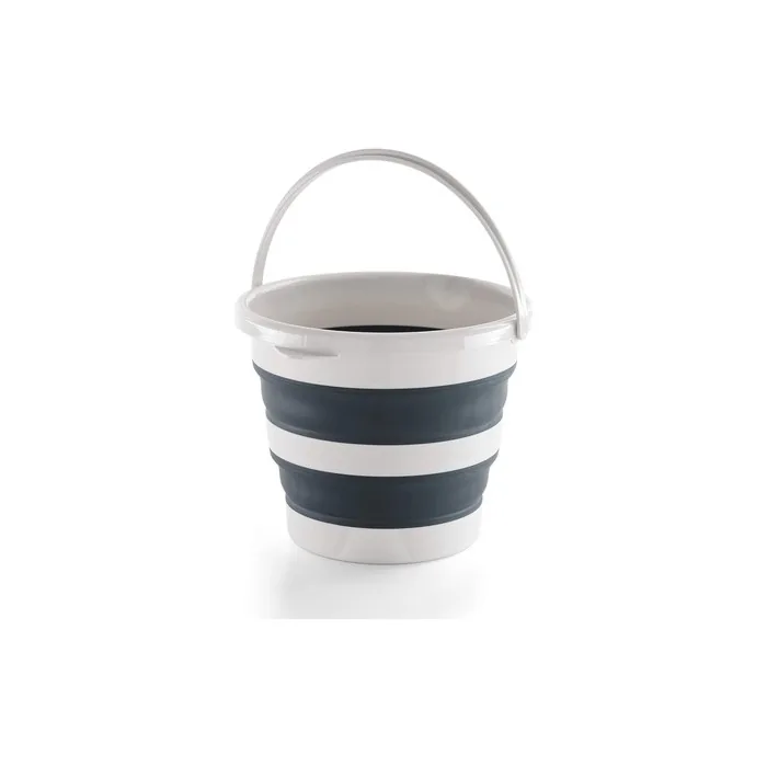 Mery Folding Bucket 12 Litres Light And Dark Grey
