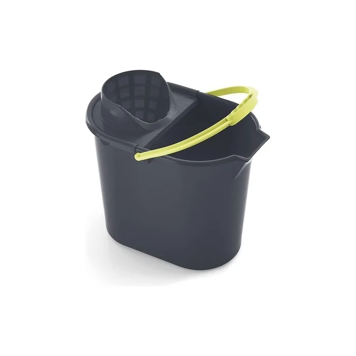 Mery Oval Bucket With Drainer Scrub Bucket Anatomical Handle