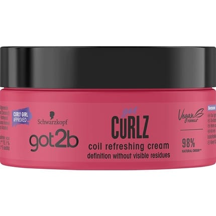 Got2b Vegan Curl and Coil Refresher com coco, ricino, argan e karite 200 ml