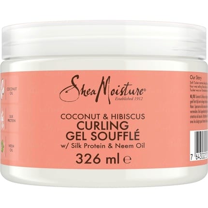 Shea Moisture Coconut & Hibiscus Curling Gel Souffle 326 ml