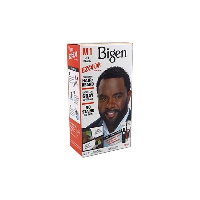 Bigen Ez Hair Color For Men - Jet Black Kit