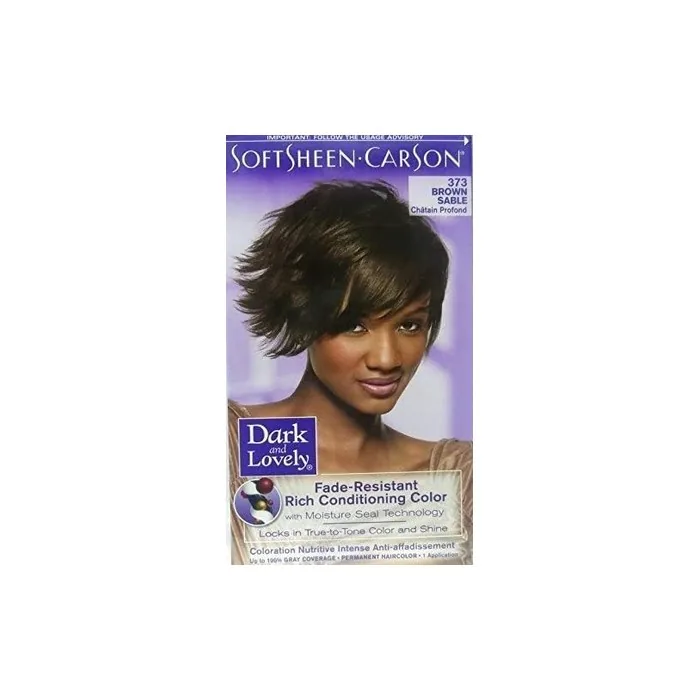 Dark and Lovely Fade Resistant Rich Conditioning Hair Colour Brown Sable 373