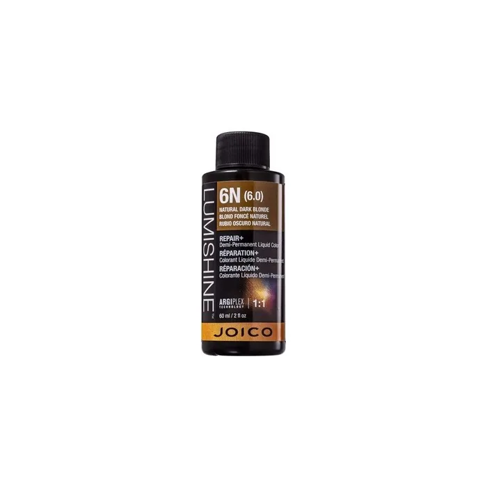 Joico Lumishine Demi Permanent Liquid Color 6n60 Natural Dark Blonde 60ml