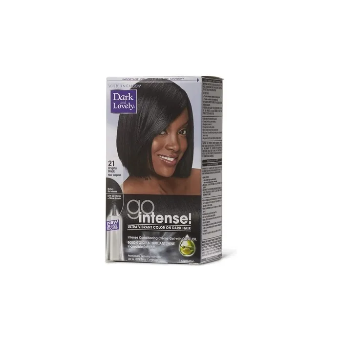 Dark & Lovely Go Intense Original Black Permanent Hair Color