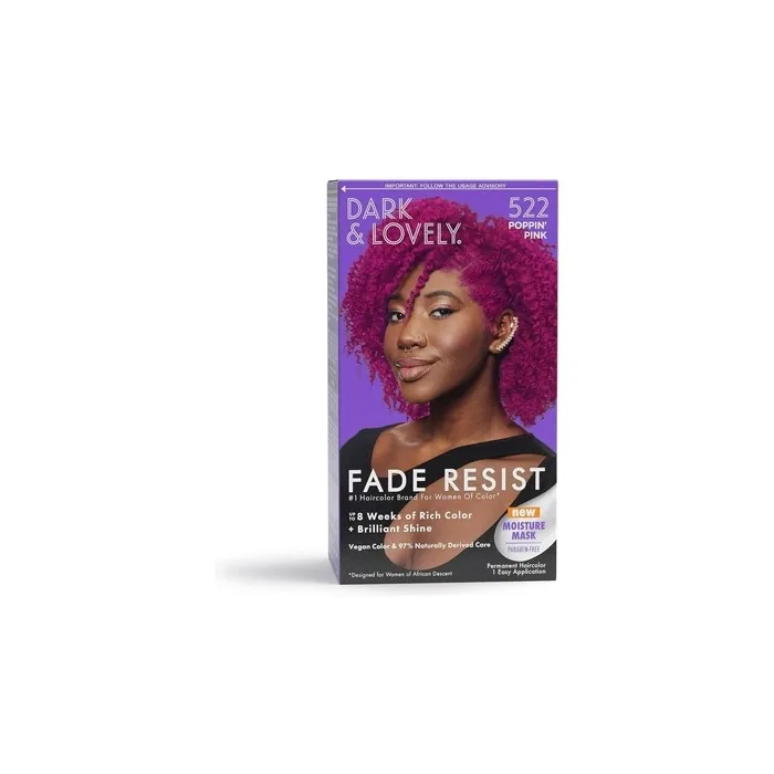 Softsheen Dark And Lovely Fade Resist Rich Conditioning Hair Color 522 Poppin Pi