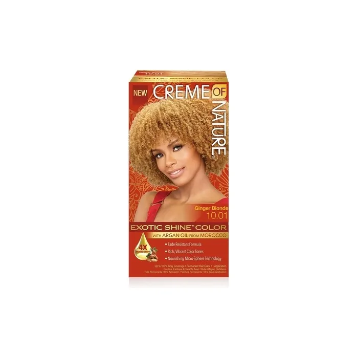 Creme of Nature Exotic Shine Color Hair Dye Ginger Blonde 10.01