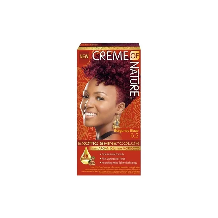 Creme of Nature Exotic Shine Color Burgundy Blaze 6.2oz