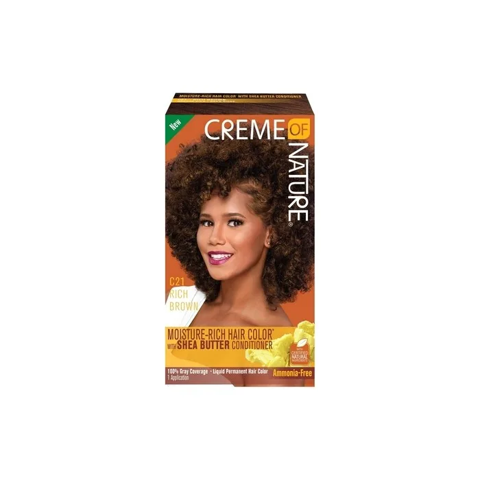 Creme of Nature Color C21 Rich Brown Kit