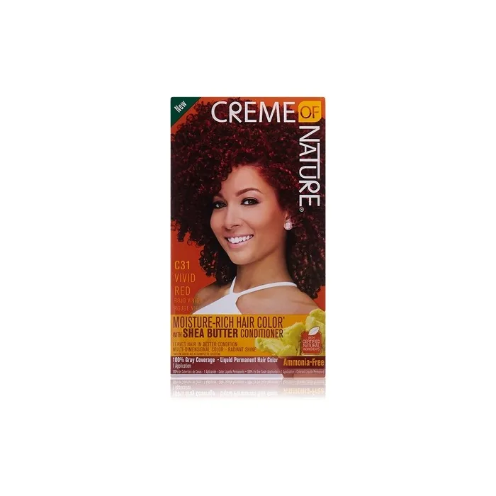 Creme of Nature Moisture-Rich Vivid Red Hair Color C31