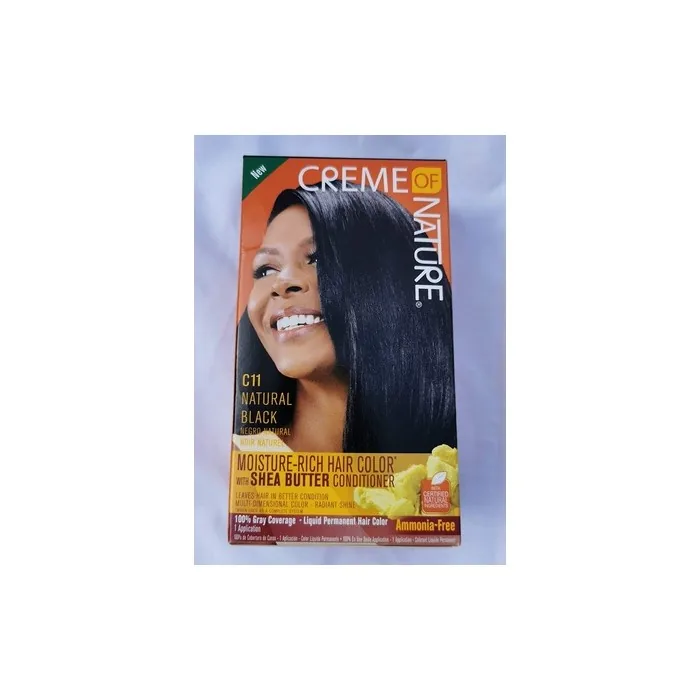 Creme of Nature Moisture Rich Hair Color Kit C11 Natural Black