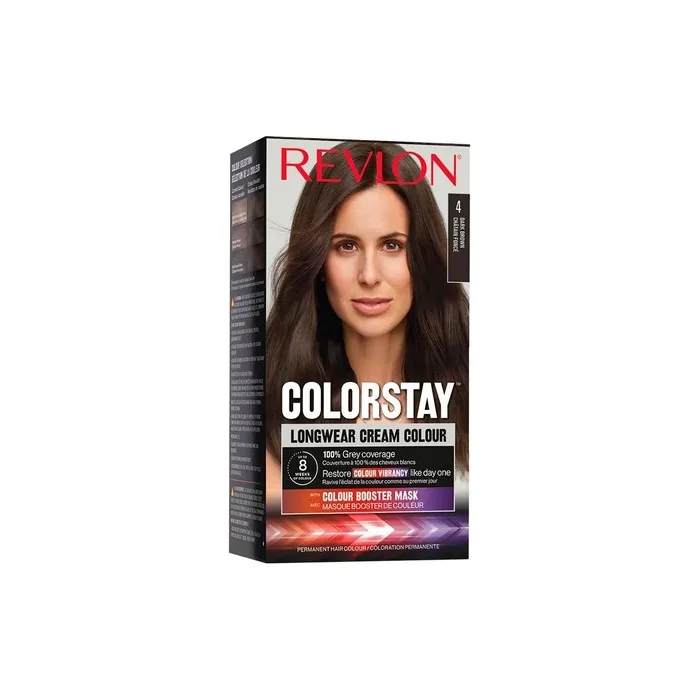 Revlon ColorStay Longwear Cream Hair Color 4 Medium Brown 165ml