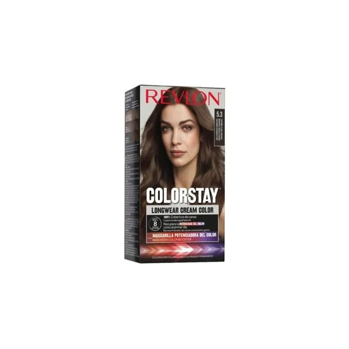 Revlon Colorstay Longwear Cream Color Hair Dye 5.3 Medium Golden Brown