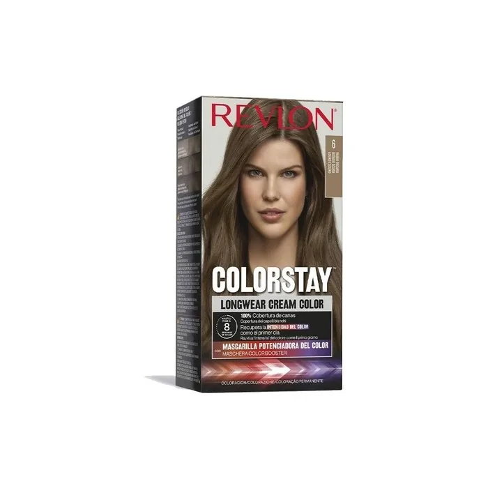 Revlon ColorStay Longwear Cream Hair Color 6 Dark Blonde 165ml