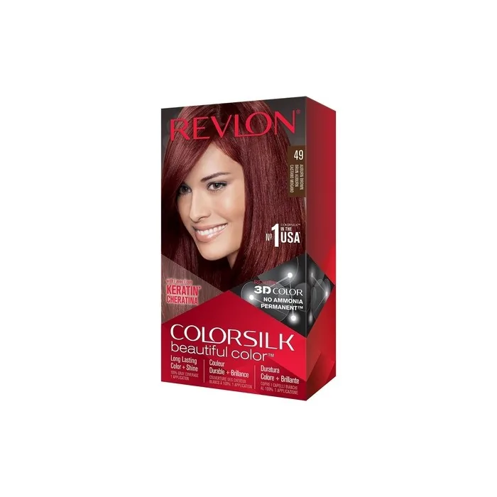 Revlon Colorsilk Beautiful Color 49 Auburn Brown 1 Count