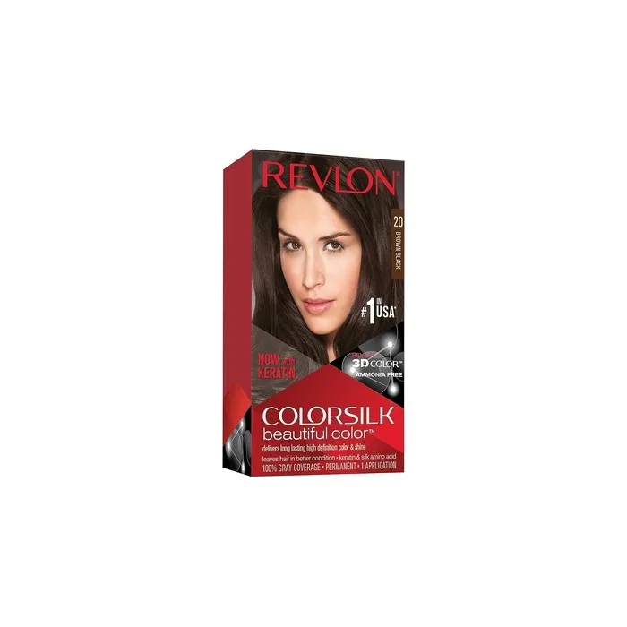 Revlon Color Silk Beautiful Ammonia-Free Hair Color Brown Black 130ml