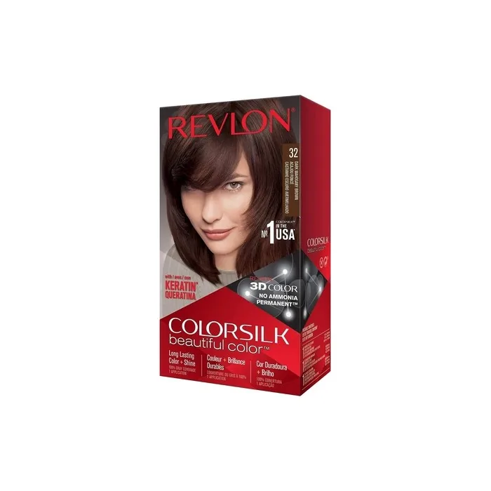 Colosilk Ammonia Free Hair Dye 32 Dark Mahogany Brown