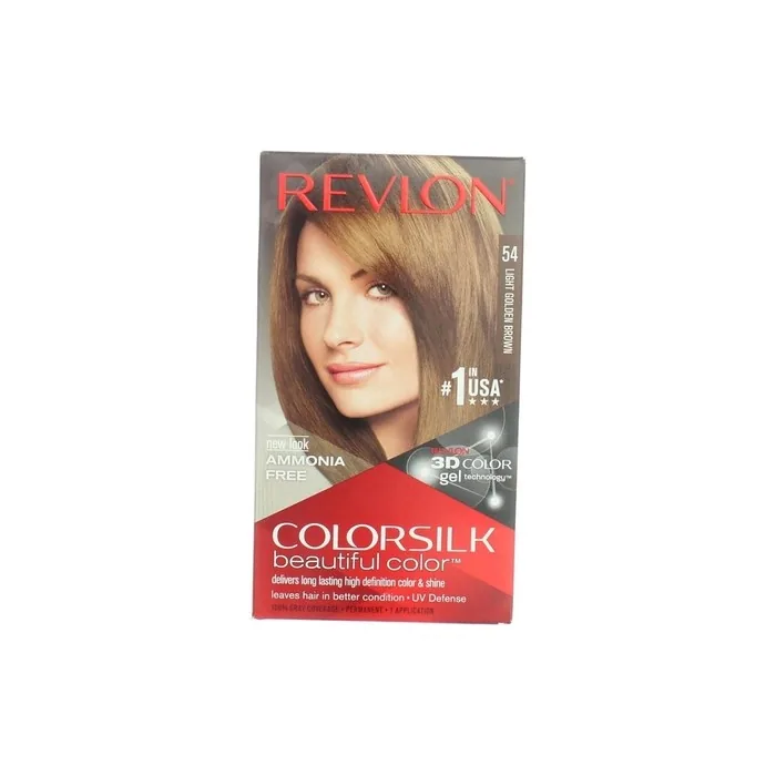 Revlon ColorSilk Hair Color 54 Light Golden Brown 1 Each