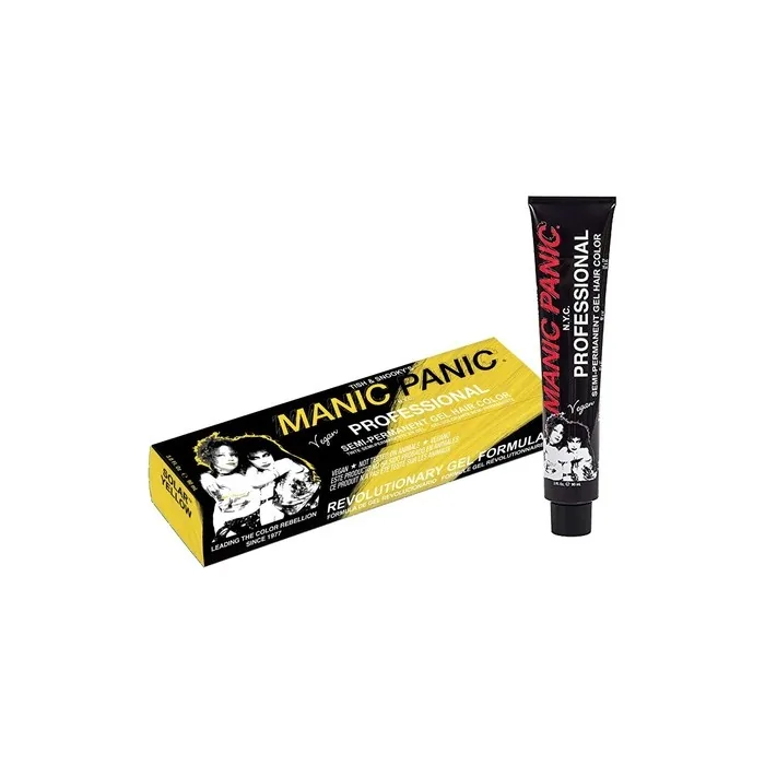 MANIC PANIC Vegan Semi-Permanent Solar Yellow Professional Hair Dye 90ml