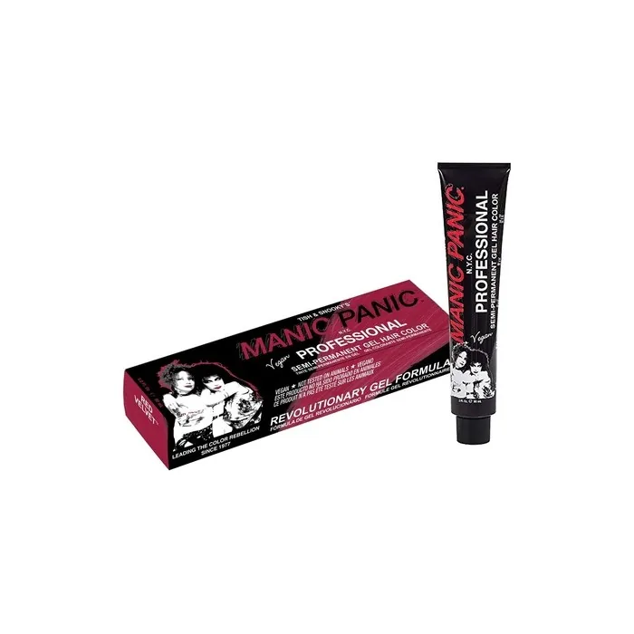 MANIC PANIC Vegan Semi-Permanent Red Velvet Professional Hair Dye 90ml
