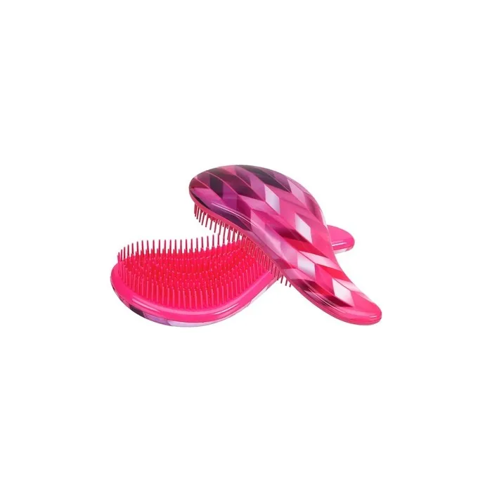 Cala Tangle-Free Hair Brush Hot Pink Chevron