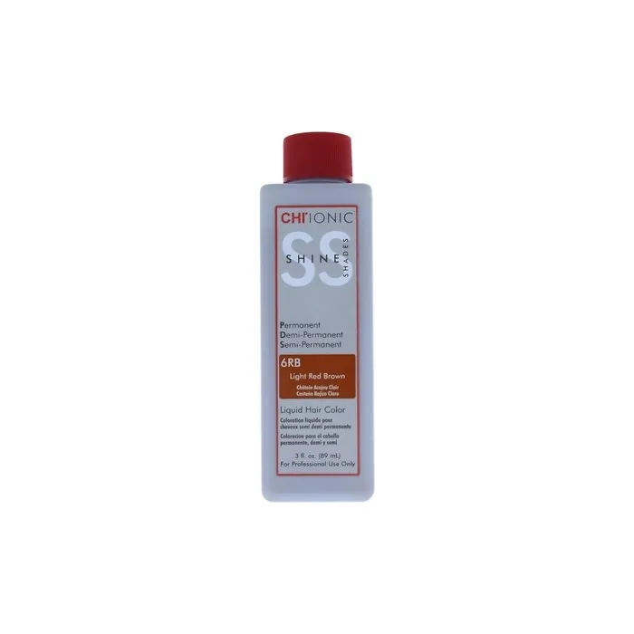 CHI Ionic Shine Shades Liquid Hair Color 6RB Light Red Brown 3 Ounce