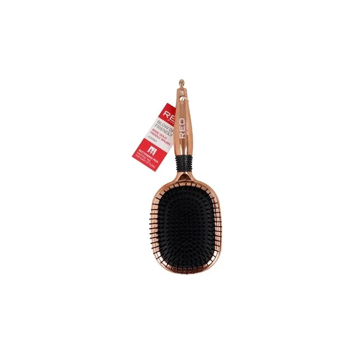 Red Kiss Rose Gold Paddle Brush Jumbo Perfect For Detangling And Styling