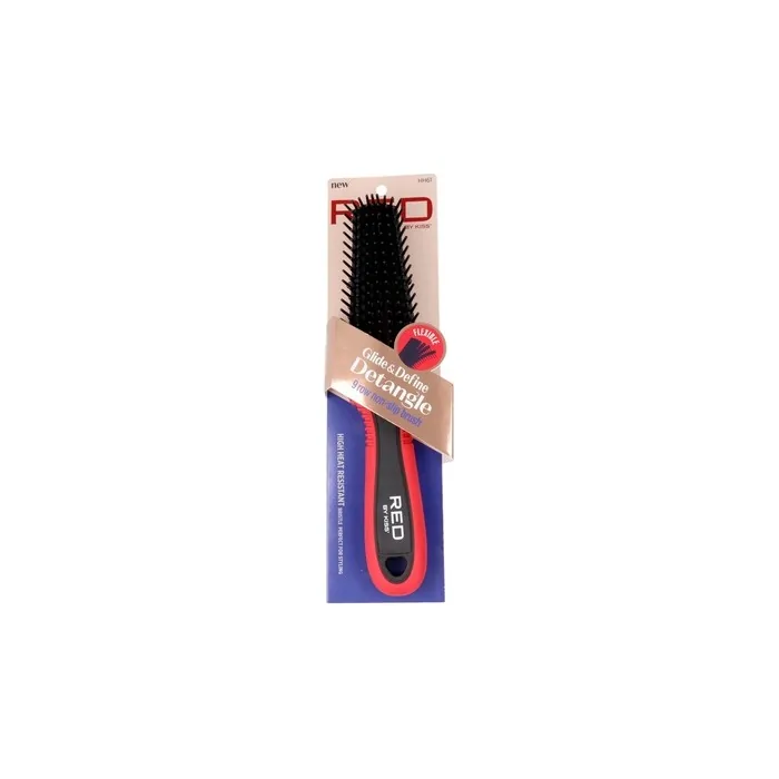 Red Kiss Ez Glide Detangling Brush Medium Perfect For Effortless Detangling