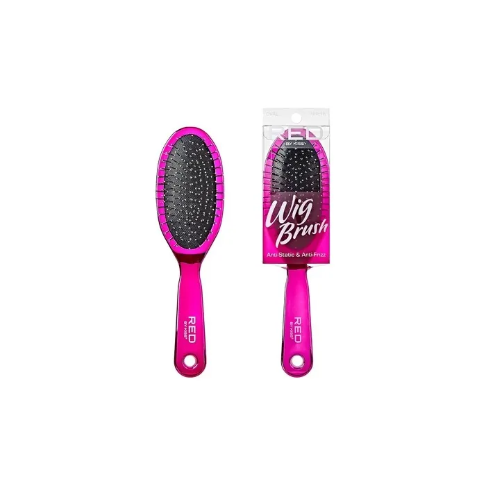 Red By Kiss Wig Brush Antistatic and Antifrizz Stainless Steel Bristles