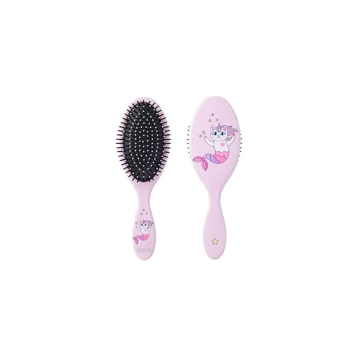 Red By Kiss Unicorn Detangler Brush for Kids - Easy Wet and Dry Hair