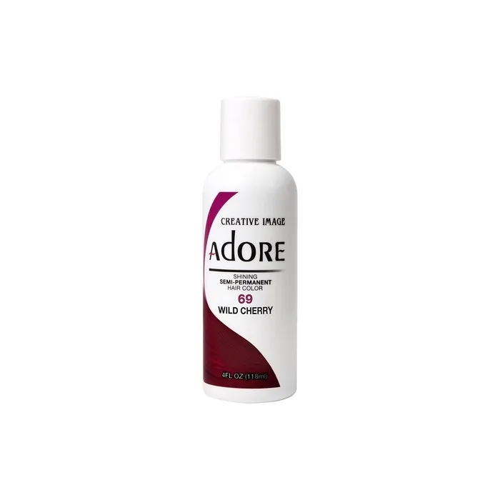 Adore Shining Semi Permanent Hair Colour 69 Wild Cherry Red 118ml