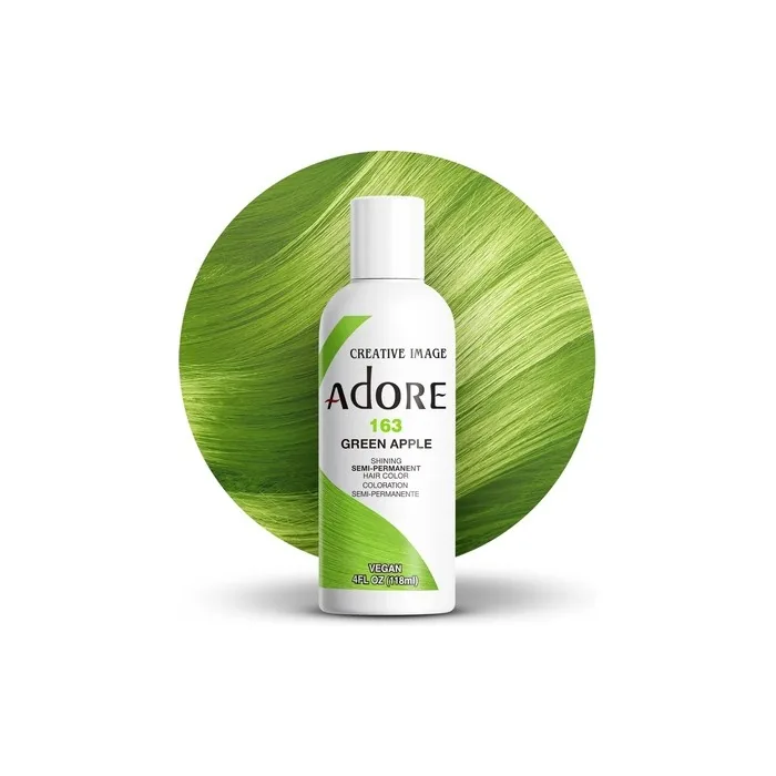 Adore Shining Semipermanent Hair Color Green Apple 163 118ml