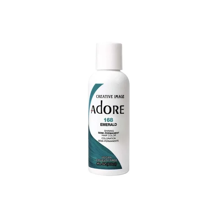 Adore Shining Semi Permanent Hair Colour 168 Emerald 118ml