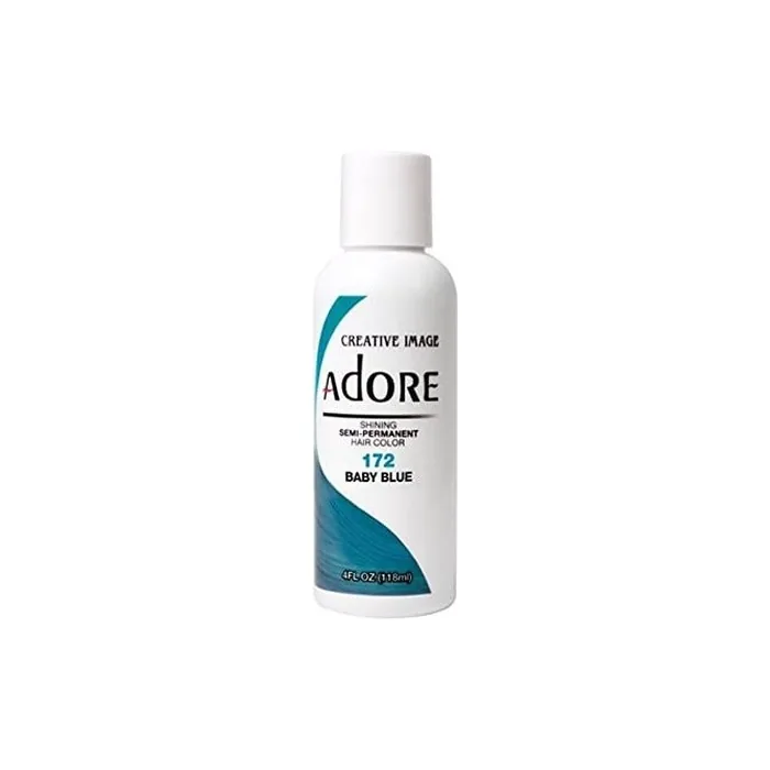 Adore Shining Semi Permanent Hair Colour 172 Baby Blue