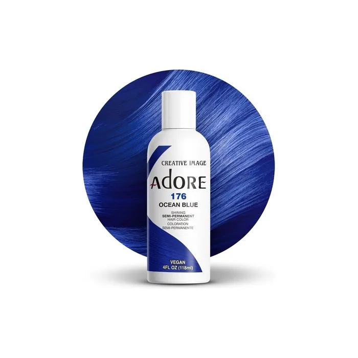 Adore Shining Semipermanent Hair Color Ocean Blue 176 118ml