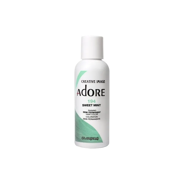 Adore Shining Semi Permanent Hair Colour 194 Sweet Mint 118ml