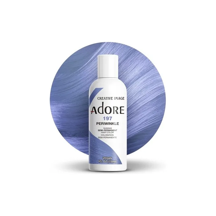 Adore Shining Semipermanent Hair Colour 197 Periwinkle 118ml