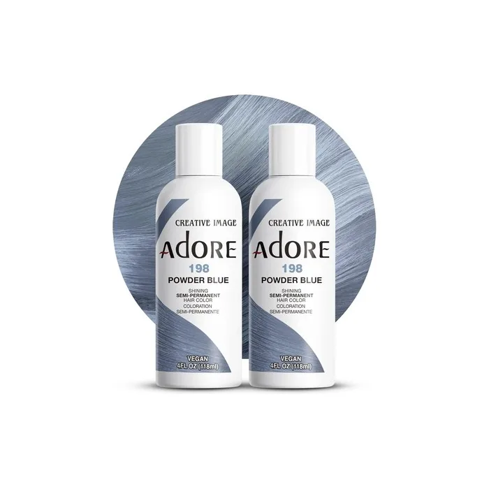 Adore Shining Semipermanent Hair Color Powder Blue 198 118ml